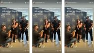 Screengrab of Lashley's message to a newly engaged couple on his Instagram Stories
